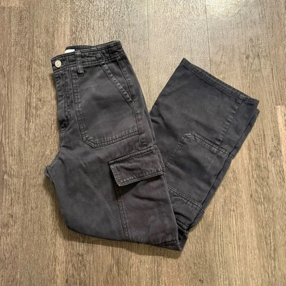 Zara Grey Cargo Pants - Picture 3 of 4
